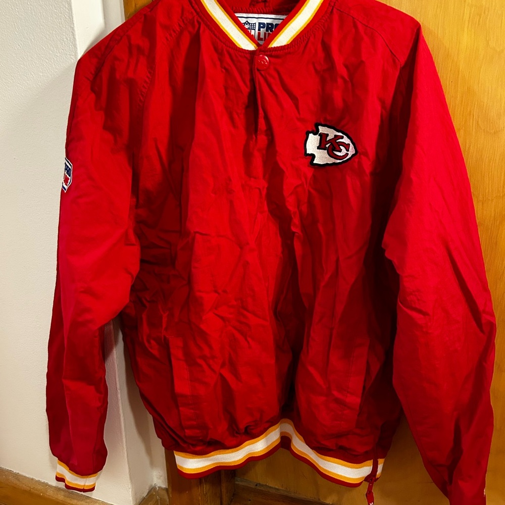 Chiefs Pro Line Starter Windbreak Size Child XL